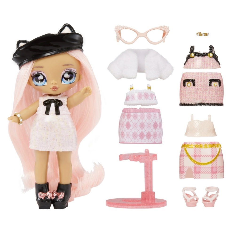 New Na Na Na Mini Ultimate Surprise Kitty Katwood 4" Mini Fashion Doll Kitty - Picture 2 of 8